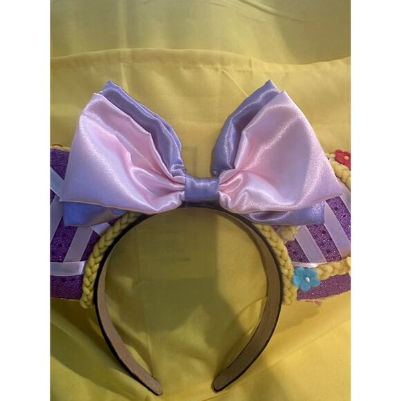 Handmade Disney Rapunzel Tangled Flower Braid Headband Ears - Picture 3 of 5